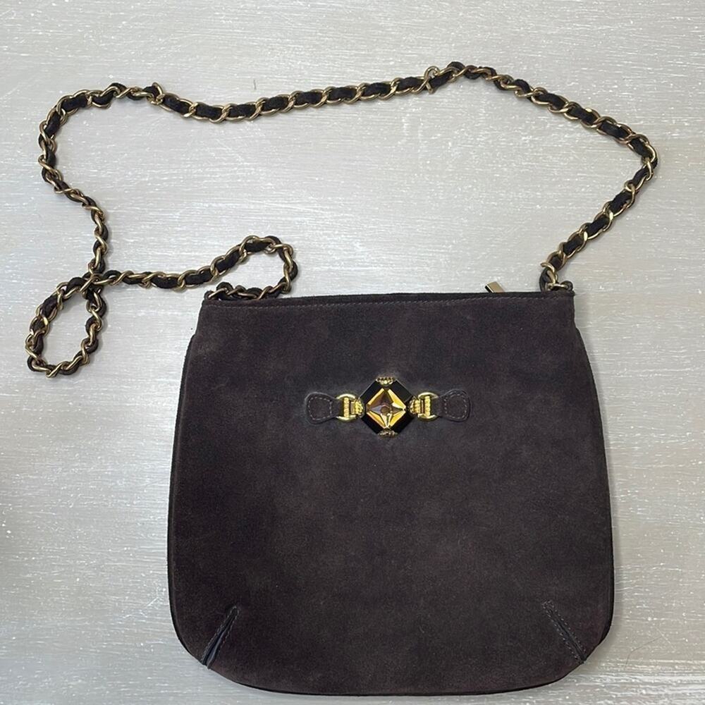 Van Eli suede shoulder bag